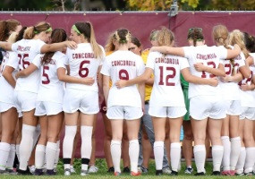 Women's Soccer Huddle